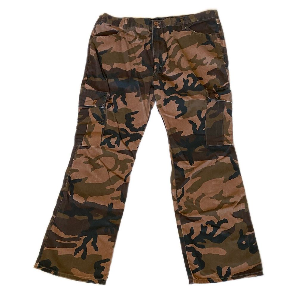 Bass Pro Creative Tailoring Mens 44 X 33  Camouflage Vtg Outdoor Pants Hunting
